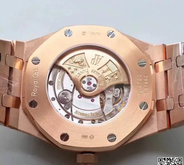 Audemars Piguet Royal Oak 15400OR.OO.1220OR.03 JF Factory 1:1 Best Edition Replica Watch Gold Strap
